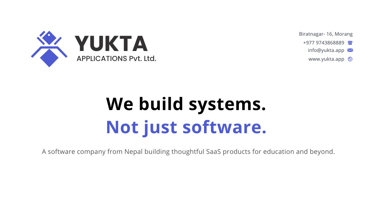 Yukta social card